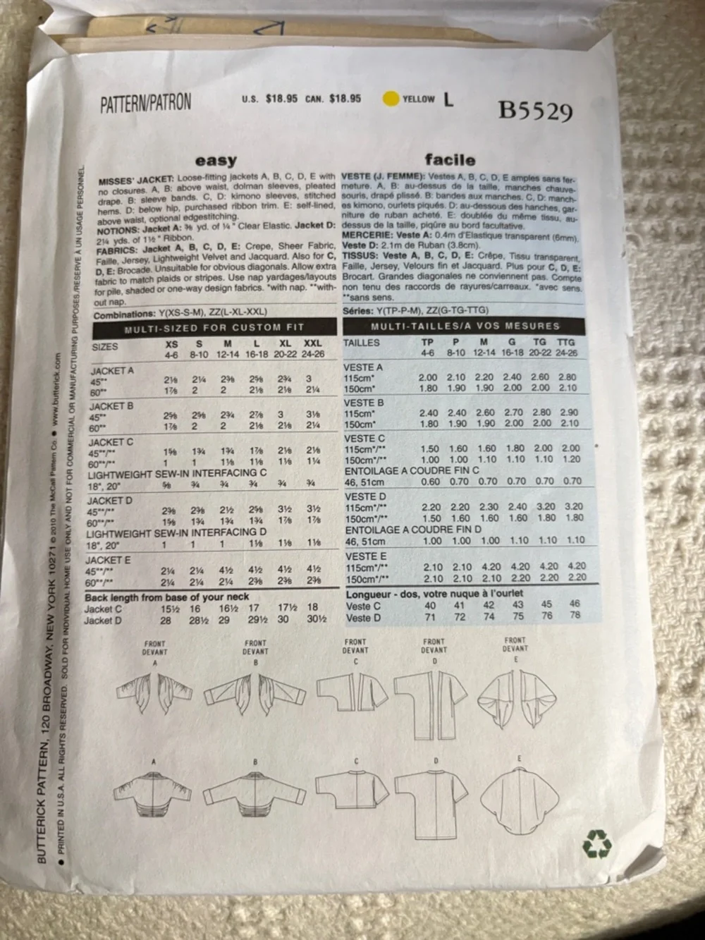 Butterick b5529 zz